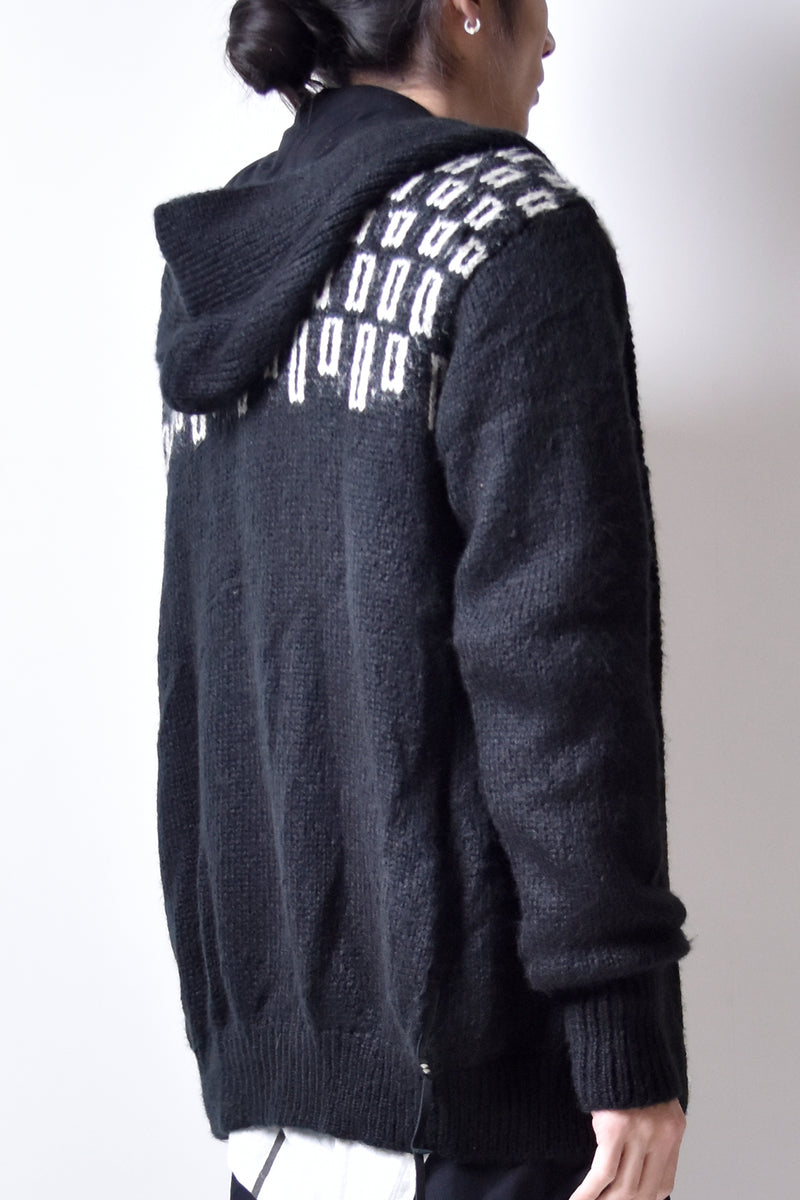 1902-KT04 Monolith Mohair Hooded JKT