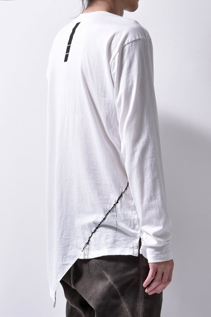 2102-CT02/LS Slash Cut 04 / LS White