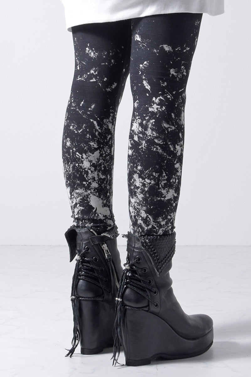 2202-PT07W Flake Discharged Leggings -Women's-