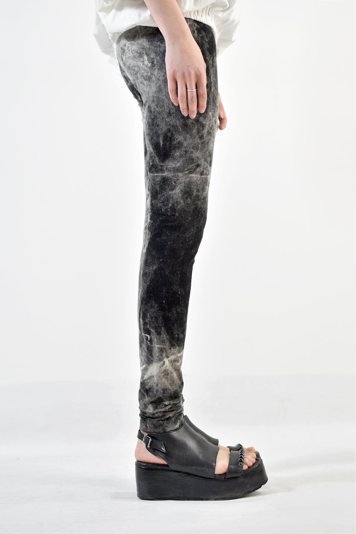 2001-PT15W Powder Storm Leggings 02 Black -Women's-