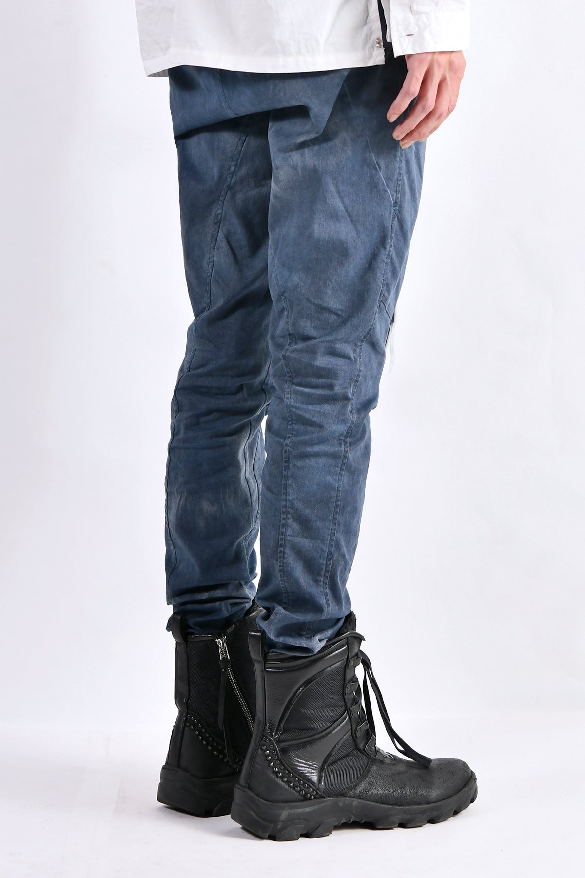 2102-PT01A Stretch Twill Pants 03 Navy