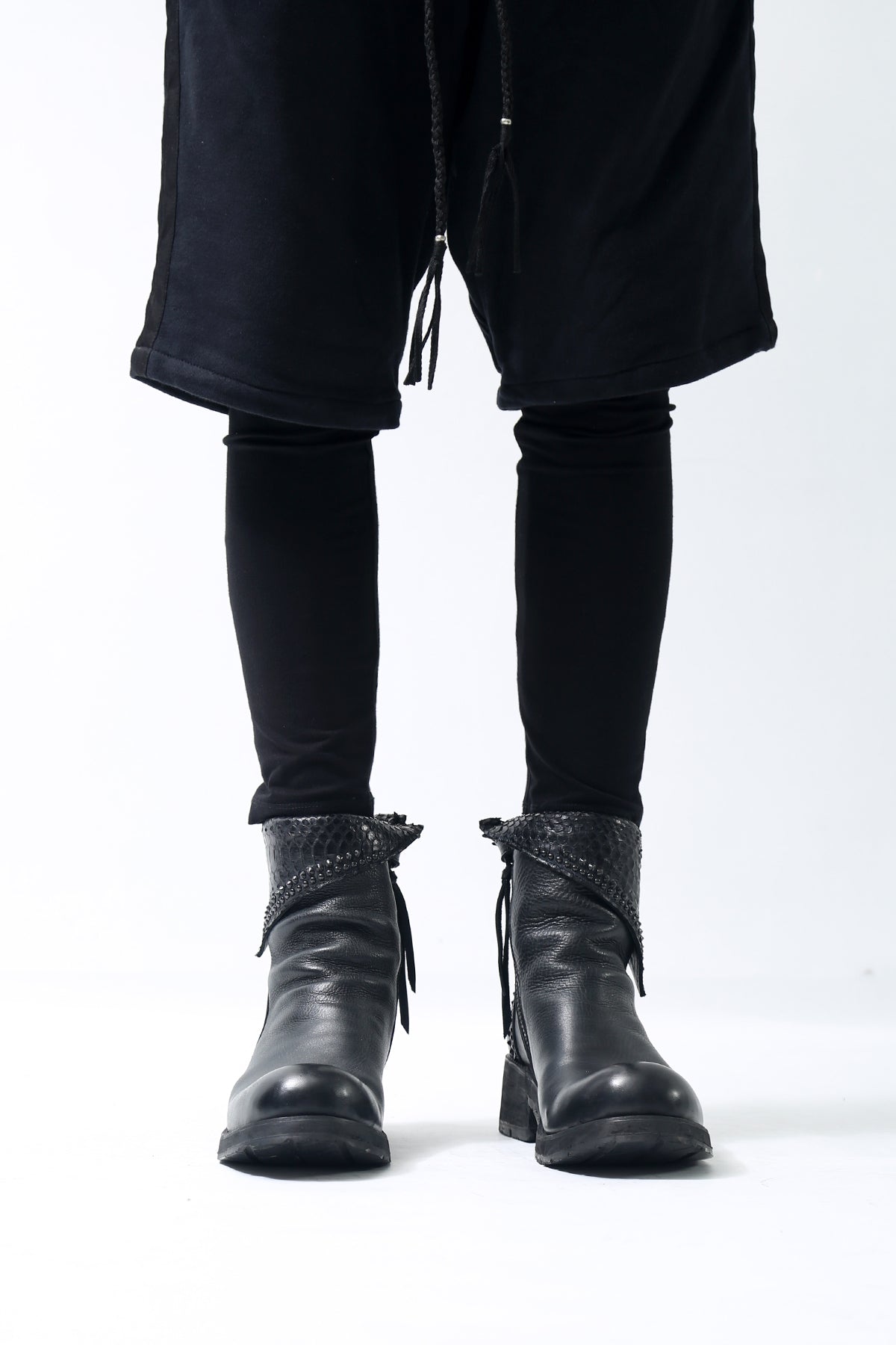 KMRii ケムリ Crush Short Boots クラッシュ ショート ブーツ レザー