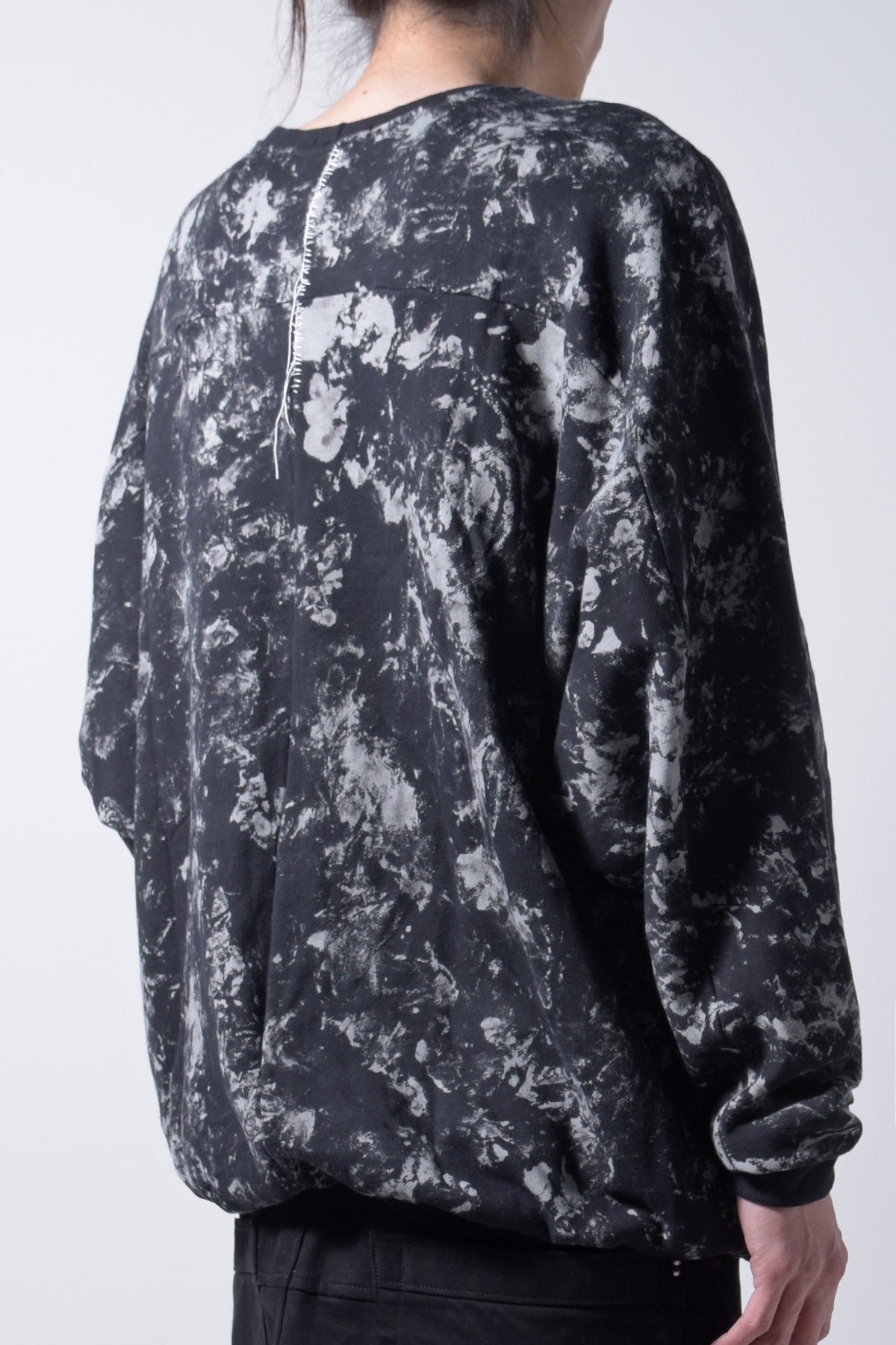 2202-TP05 Flake Discharged Dolman Top