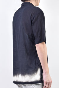 2101-SH04B Discharged Crepe Cotton Slim Shirt 01