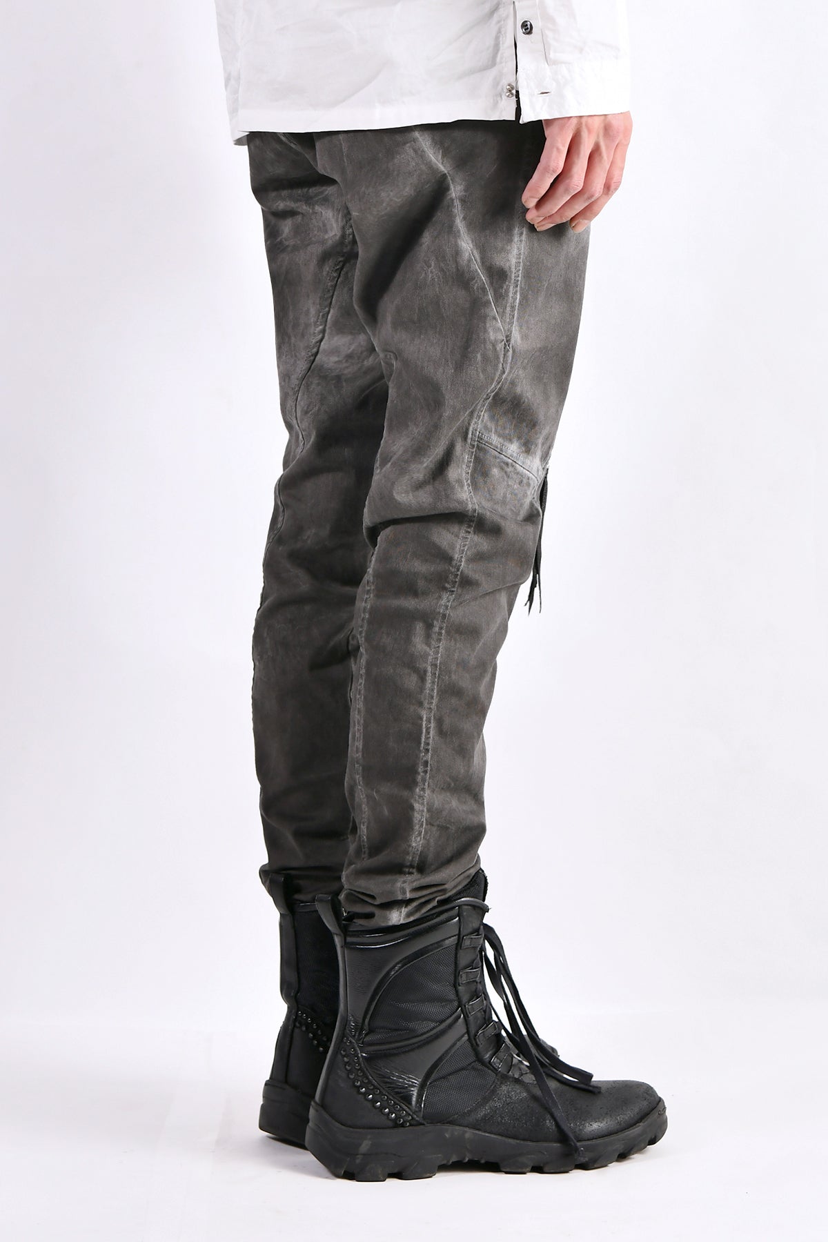2102-PT01A Stretch Twill Pants 03 Charcoal