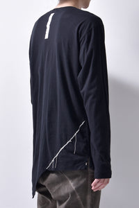 2102-CT02/LS Slash Cut 04 / LS Black