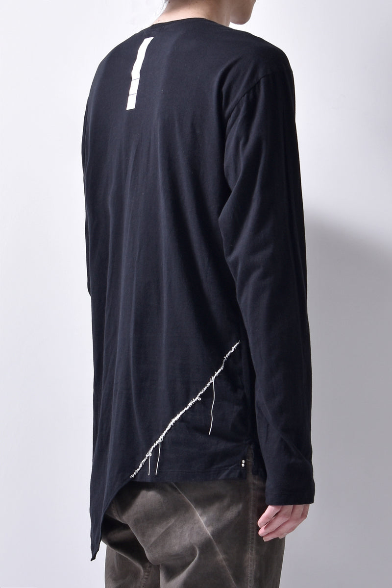 2102-CT02/LS Slash Cut 04 / LS Black