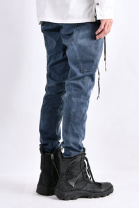 2102-PT02A Double Pocket Twill Pants 03 Navy