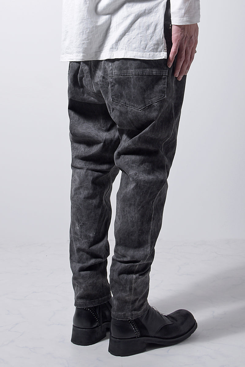 2202-PT01A Drop Crotch Pants Charcoal