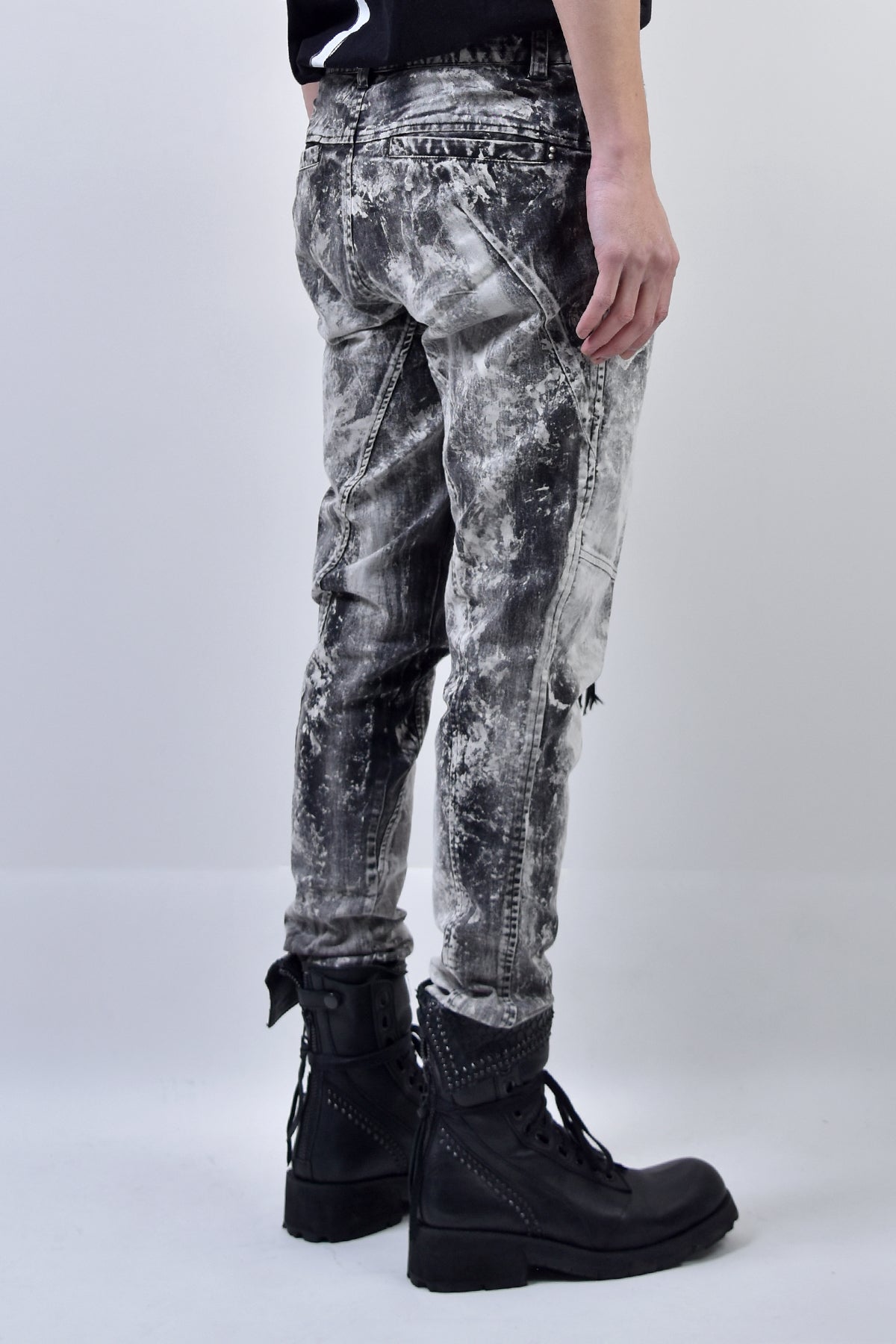 2101-PT01B Discharged Stretch Twill Pants 01