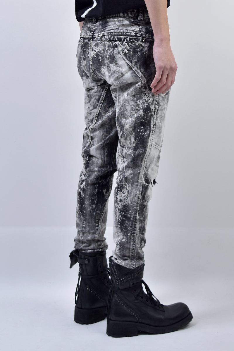 2101-PT01B Discharged Stretch Twill Pants 01