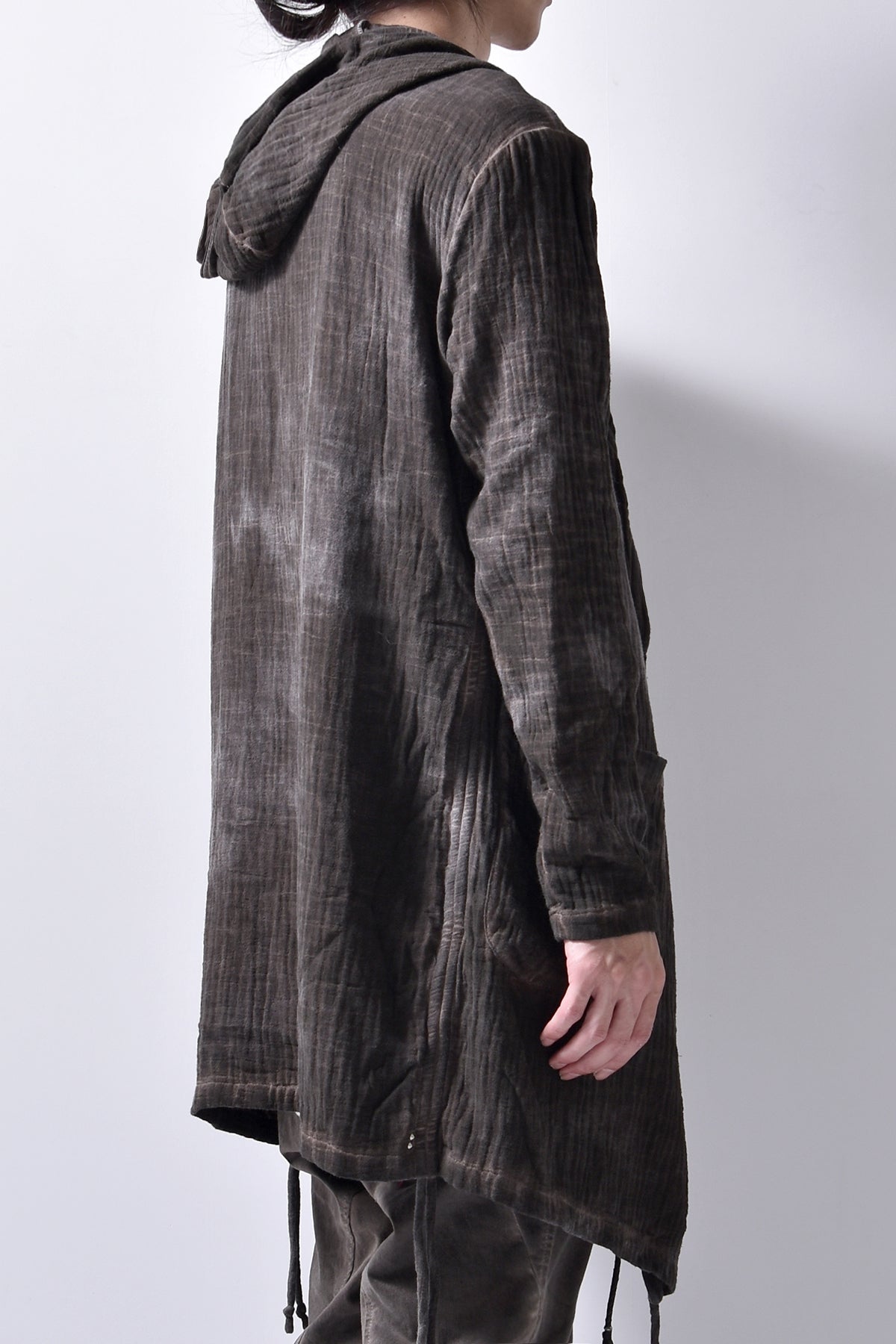 2102-TP04A Hooded Gauze CD / LS Brown