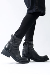 1602-BO03 Crush Short Boots