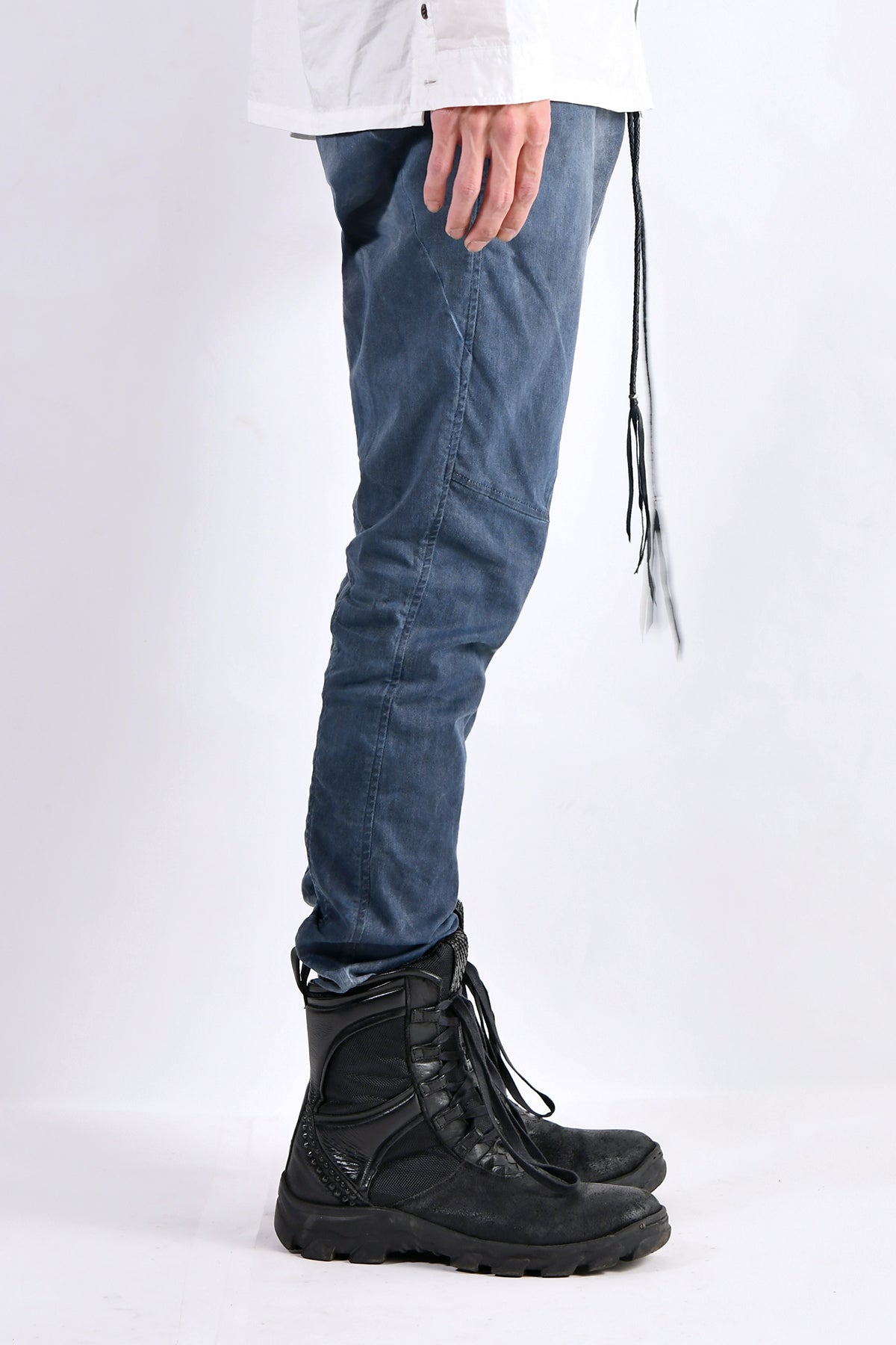 2102-PT01A Stretch Twill Pants 03 Navy