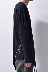 2102-CT02/LS Slash Cut 04 / LS Black