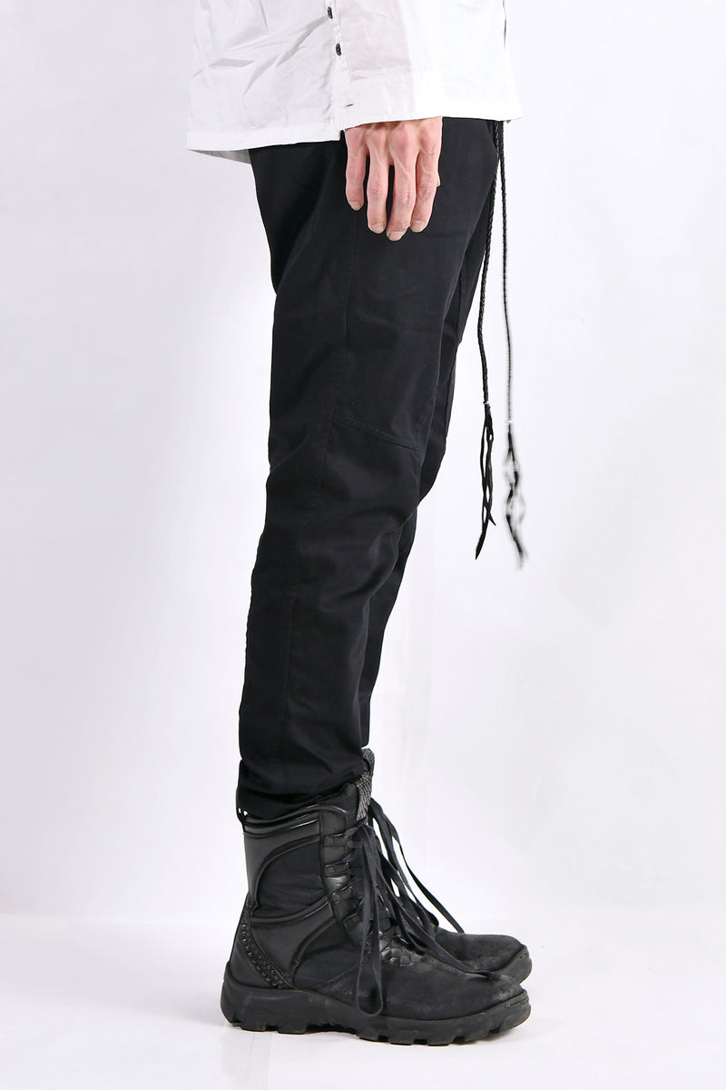 2102-PT01A Stretch Twill Pants 03 Black