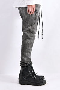 2102-PT02A Double Pocket Twill Pants 03 Charcoal