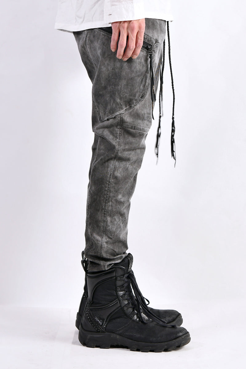 2102-PT02A Double Pocket Twill Pants 03 Charcoal