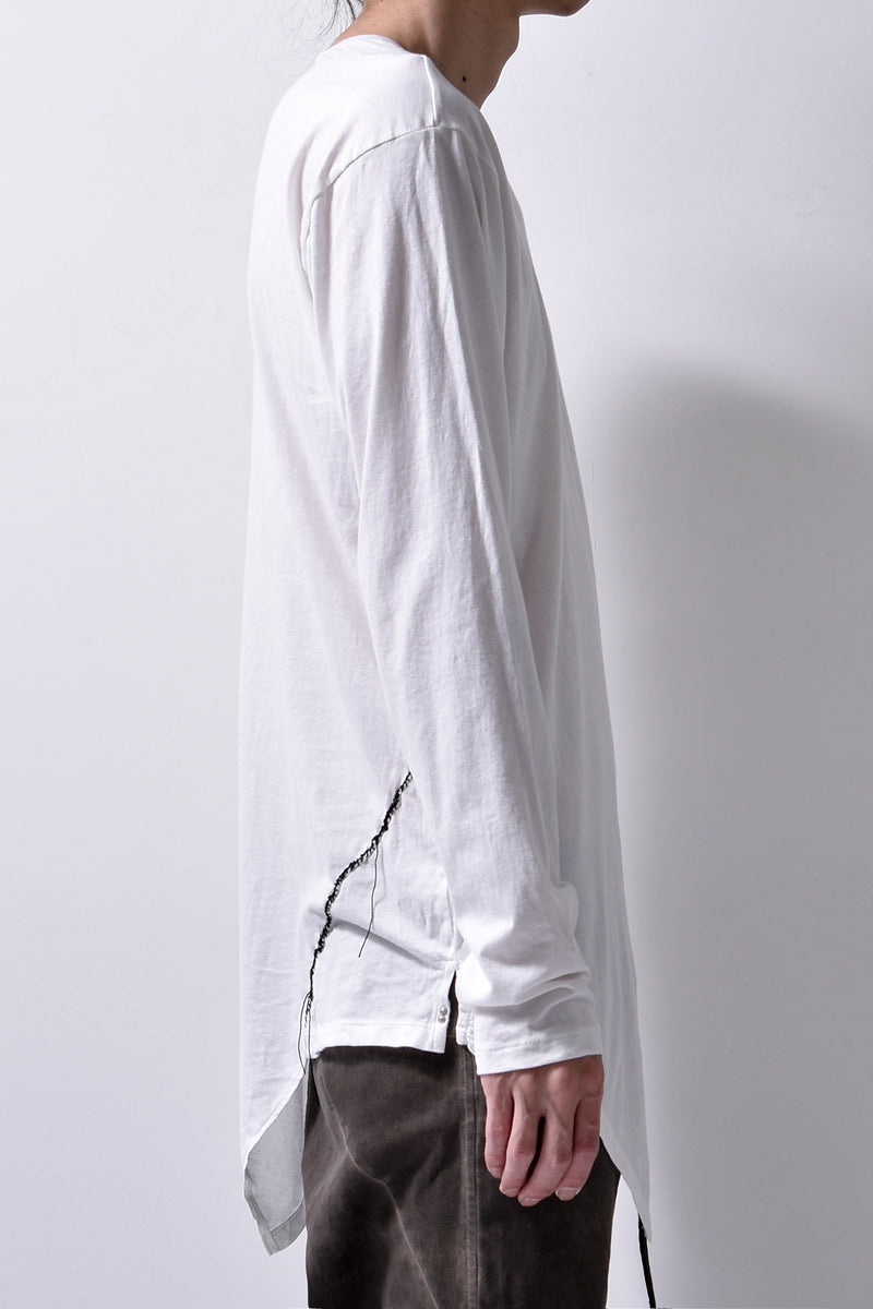 2102-CT02/LS Slash Cut 04 / LS White